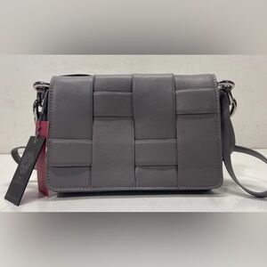 Stylish Gray Vince Camuto Leather Women's 3 in 1 Bag NWT